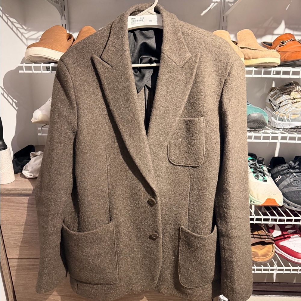 Express Men Wool Brown Blazer